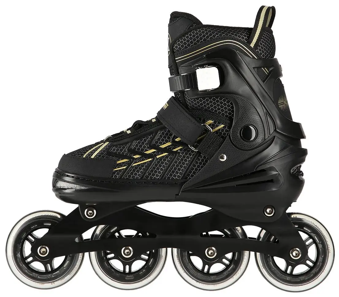 Роликовые коньки Nils Extreme NA1128 39-42 (Black/Gold) - 4