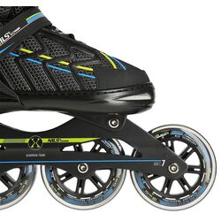 Роликовые коньки Nils Extreme NA1128 39-42 (Black/Lime) Thumb
