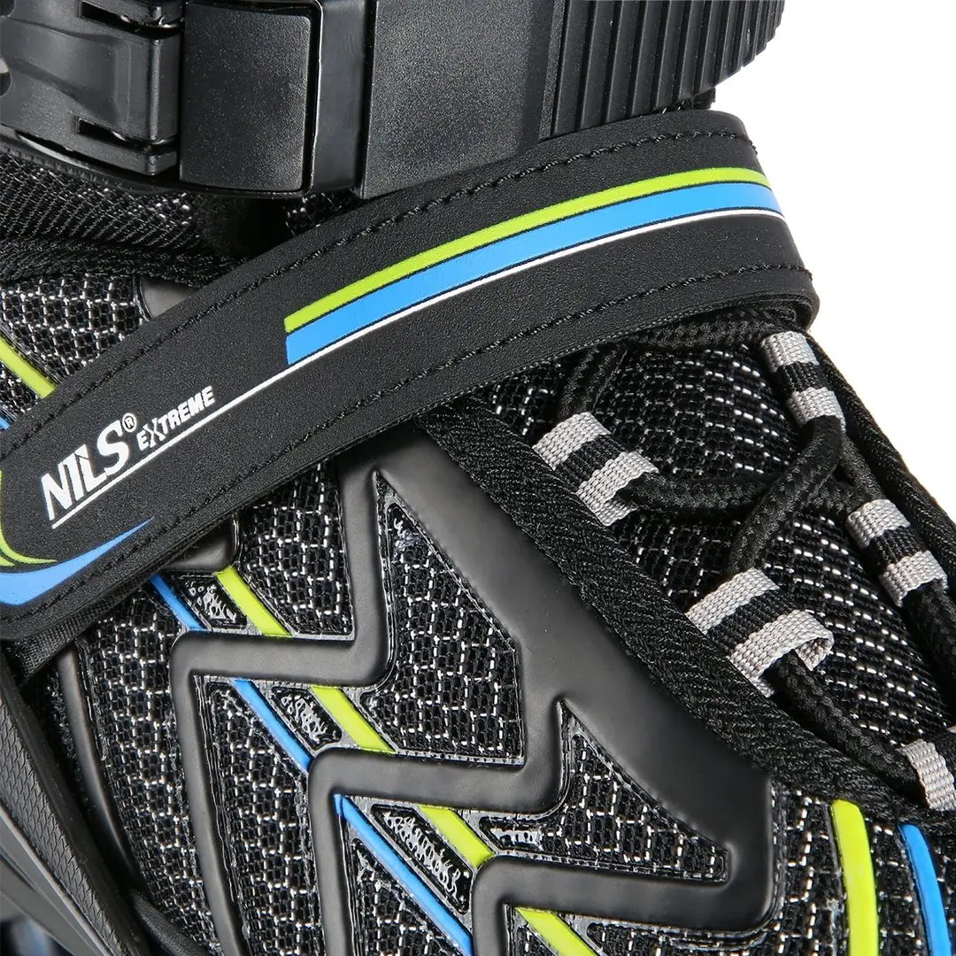 Роликовые коньки Nils Extreme NA1128 39-42 (Black/Lime) - 8