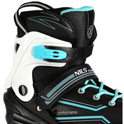 Роликовые коньки Nils Extreme NA1169A 35-38 (Black/Turquoise) Thumb