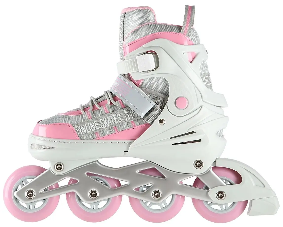 Patine cu rotile Nils Extreme NA1186 35-38 (Pink/Grey) - 3