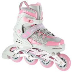 Patine cu rotile Nils Extreme NA1186 35-38 (Pink/Grey)