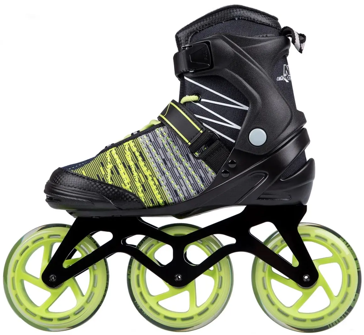 Роликовые коньки Nils Extreme NA1206 38 (Black/Green) - 3