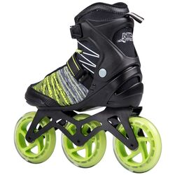 Роликовые коньки Nils Extreme NA1206 38 (Black/Green) Thumb