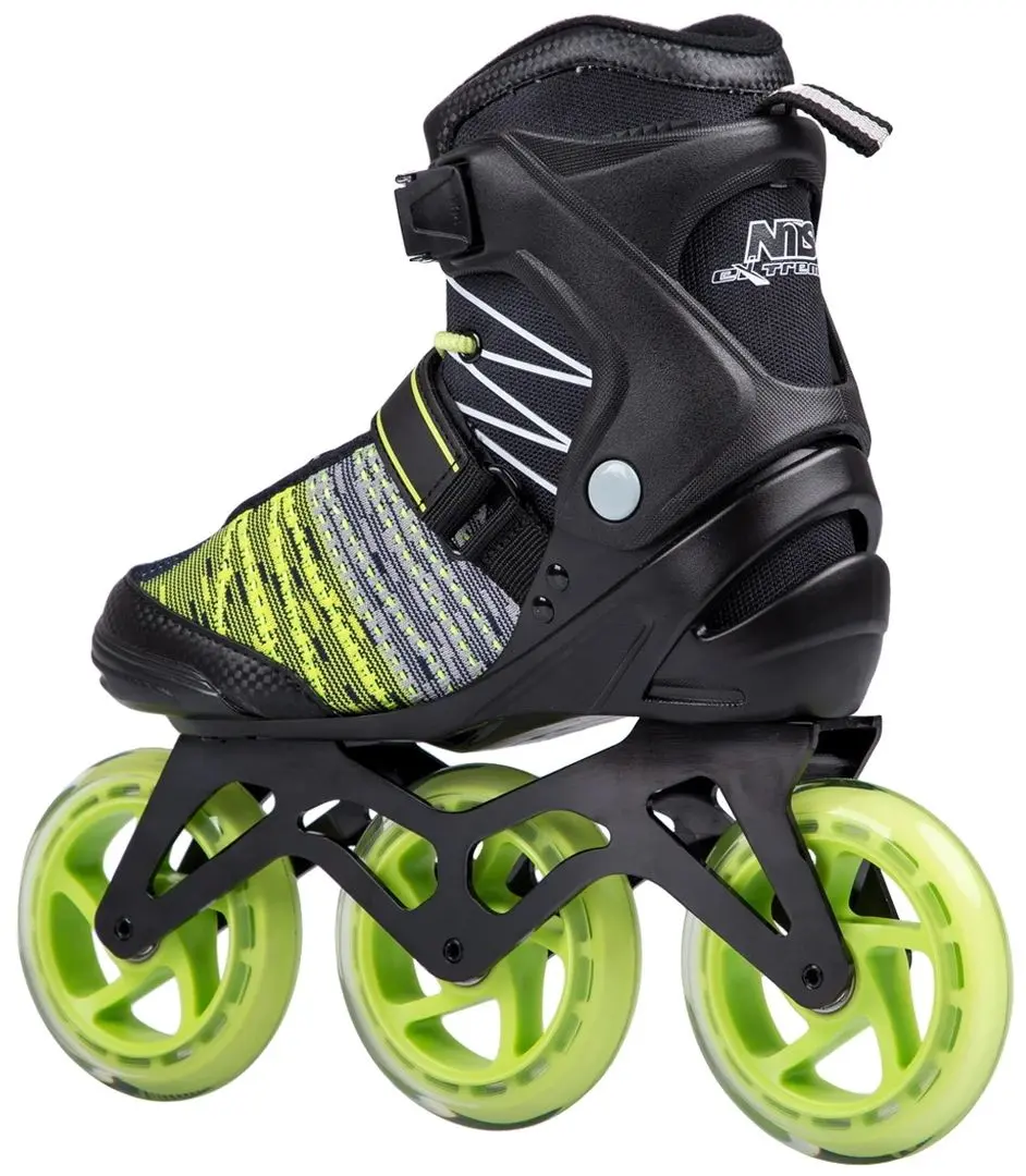 Роликовые коньки Nils Extreme NA1206 38 (Black/Green) - 4