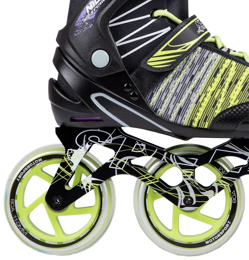 Роликовые коньки Nils Extreme NA1206 40 (Black/Green) - 5