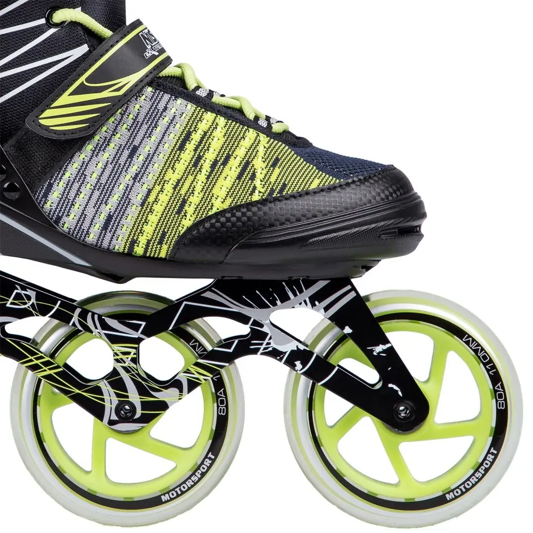 Роликовые коньки Nils Extreme NA1206 40 (Black/Green) - 6