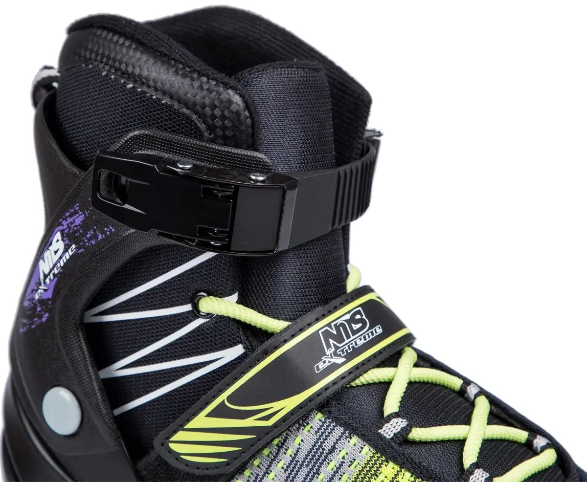 Роликовые коньки Nils Extreme NA1206 40 (Black/Green) - 7