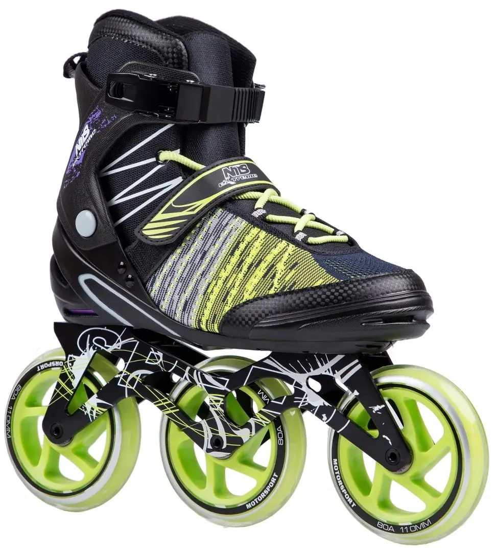 Patine cu rotile Nils Extreme NA1206 41 (Black/Green)