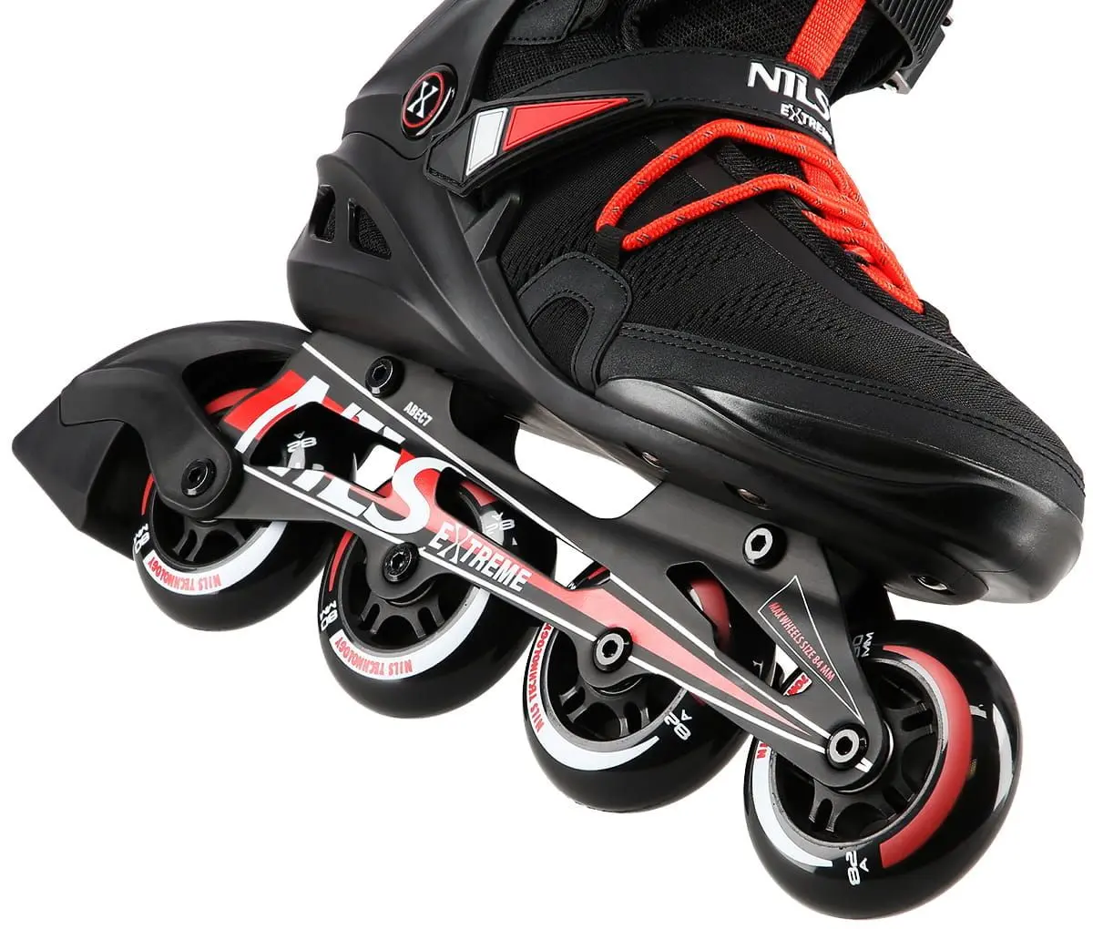 Роликовые коньки Nils Extreme NA14124 37 (Black/Red) - 4