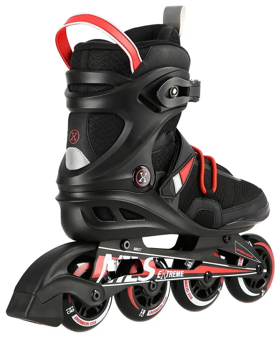 Patine cu rotile Nils Extreme NA14124 42 (Black/Red) - 2