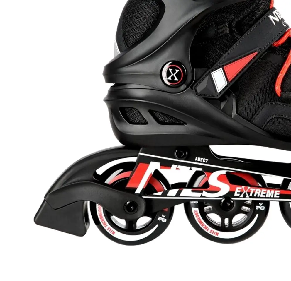 Patine cu rotile Nils Extreme NA14124 42 (Black/Red) - 5
