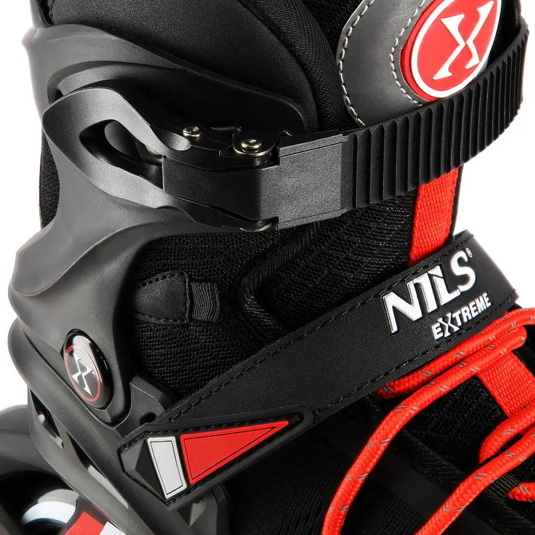 Patine cu rotile Nils Extreme NA14124 42 (Black/Red) - 7