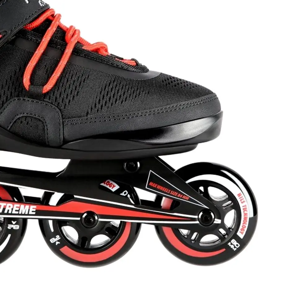 Patine cu rotile Nils Extreme NA14124 46 (Black/Red) - 6