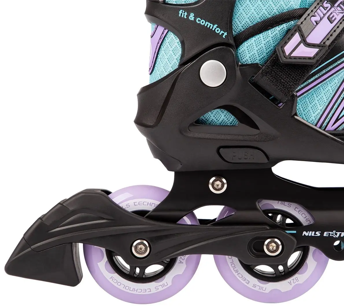 Роликовые коньки Nils Extreme NA14169 39-42 (Black/Blue) - 6