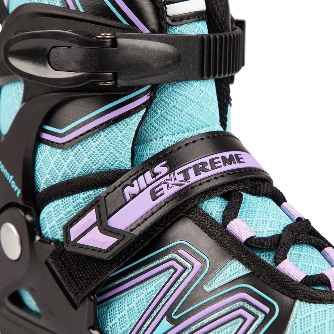 Роликовые коньки Nils Extreme NA14169 39-42 (Black/Blue) - 8