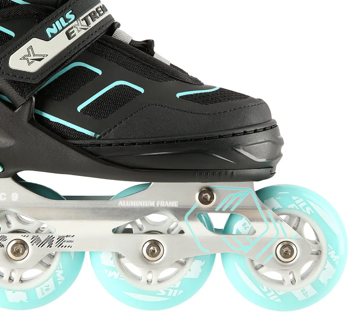 Patine cu rotile Nils Extreme NA14174 35-38 (Black/Mint) - 6