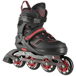 Patine cu rotile Nils Extreme NA14174 35-38 (Black/Red)