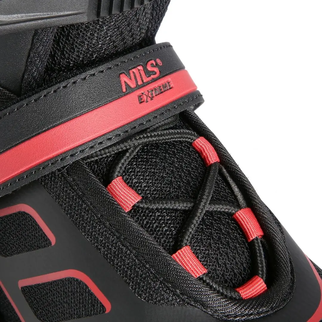 Patine cu rotile Nils Extreme NA14174 35-38 (Black/Red) - 8