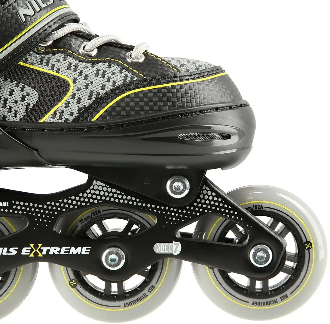 Patine cu rotile Nils Extreme NA14198 35-38 (Black/Yellow) - 6