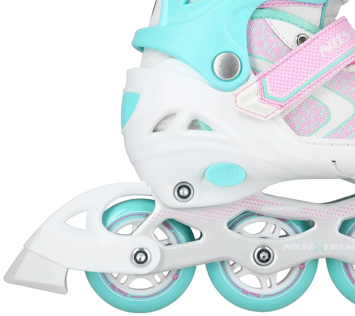 Роликовые коньки Nils Extreme NA14198 39-42 (White/Turquoise) - 5