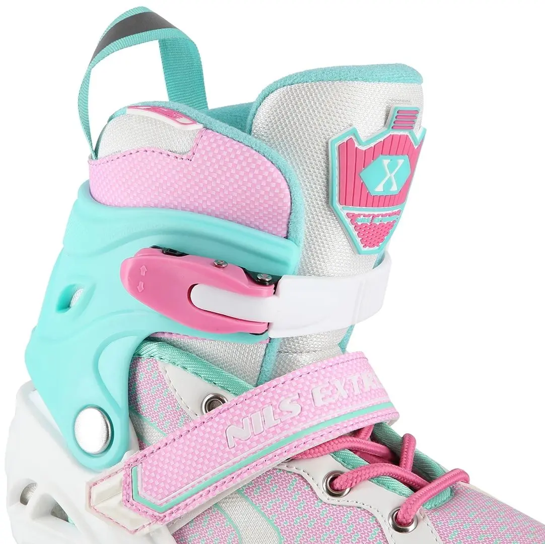Роликовые коньки Nils Extreme NA14198 39-42 (White/Turquoise) - 7