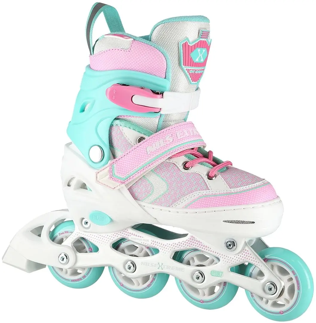 Роликовые коньки Nils Extreme NA14198 39-42 (White/Turquoise)