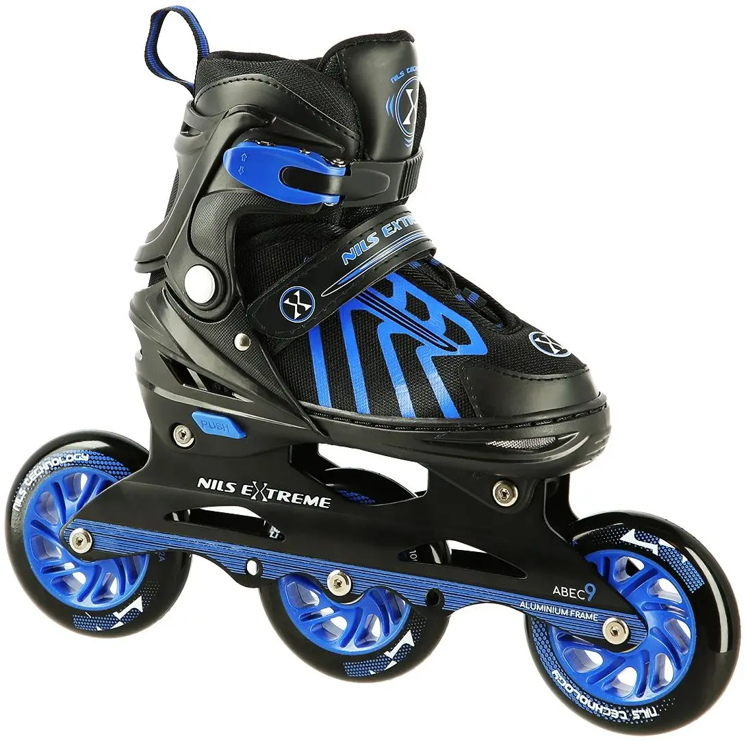 Patine cu rotile Nils Extreme NA18812 29-33 (Blue/Black)