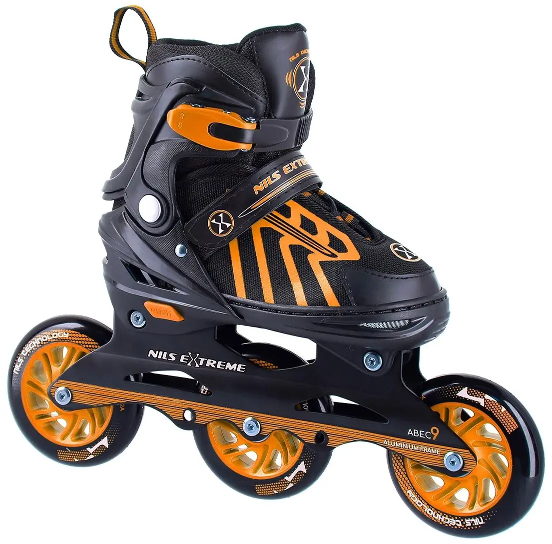 Patine cu rotile Nils Extreme NA18812 34-38 (Orange/Black)