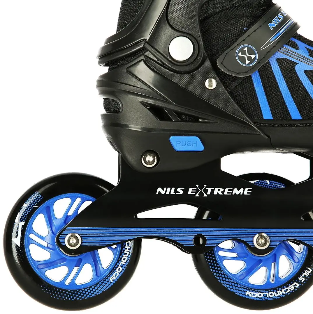Роликовые коньки Nils Extreme NA18812 39-43 (Blue/Black) - 4