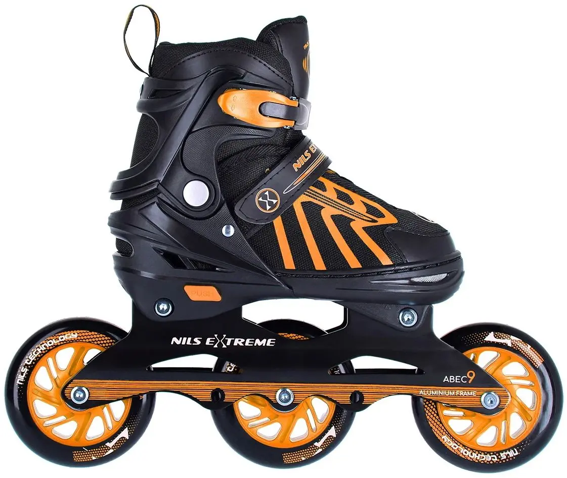 Роликовые коньки Nils Extreme NA18812 39-43 (Orange/Black) - 3