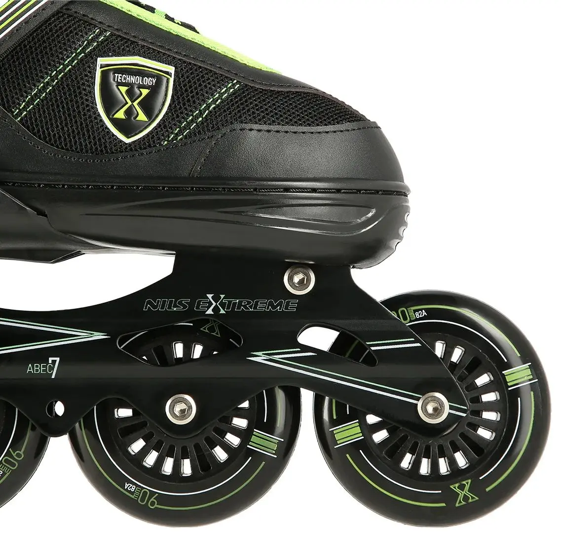 Patine cu rotile Nils Extreme NA19088 35-38 (Black/Green) - 5
