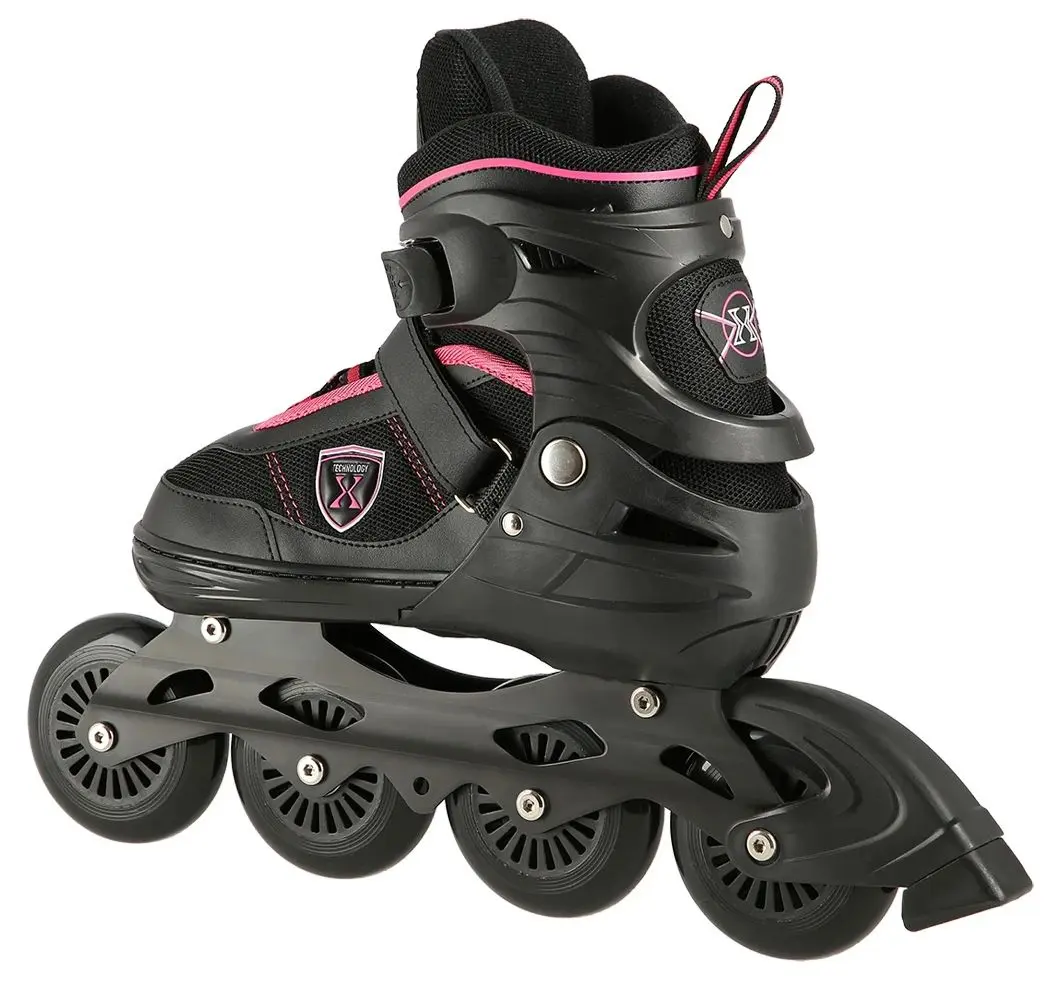 Patine cu rotile Nils Extreme NA19088 35-38 (Black/Pink) - 2