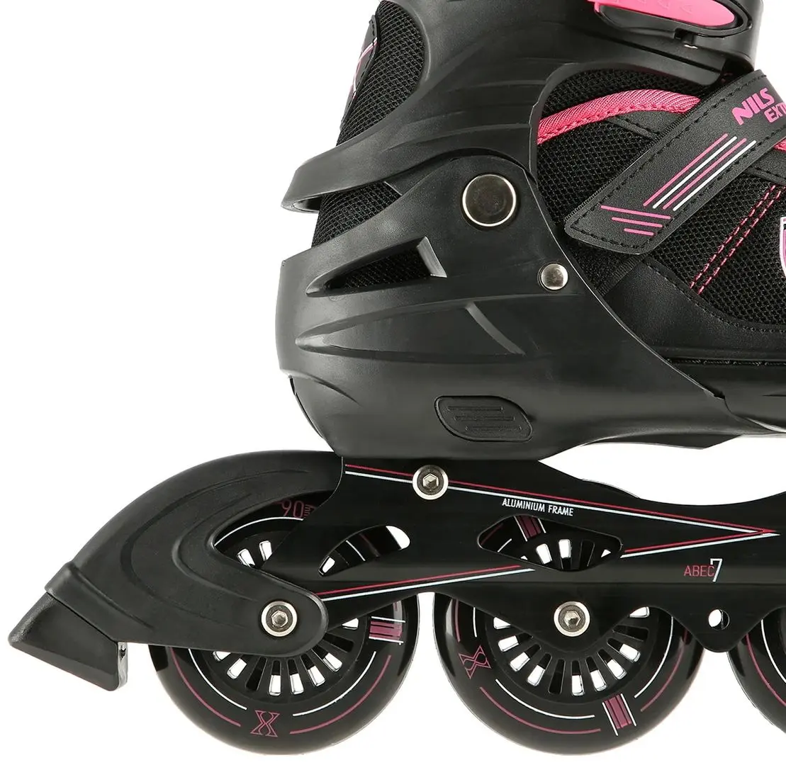Patine cu rotile Nils Extreme NA19088 35-38 (Black/Pink) - 6