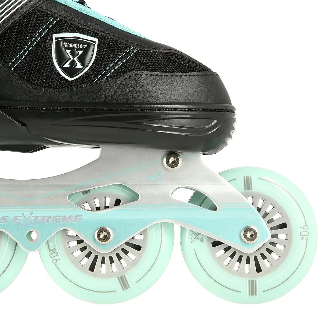 Patine cu rotile Nils Extreme NA19088 39-42 (Black/Mint) - 5
