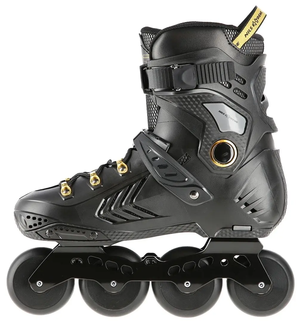 Patine cu rotile Nils Extreme NA20002 42 (Black/Gold) - 3