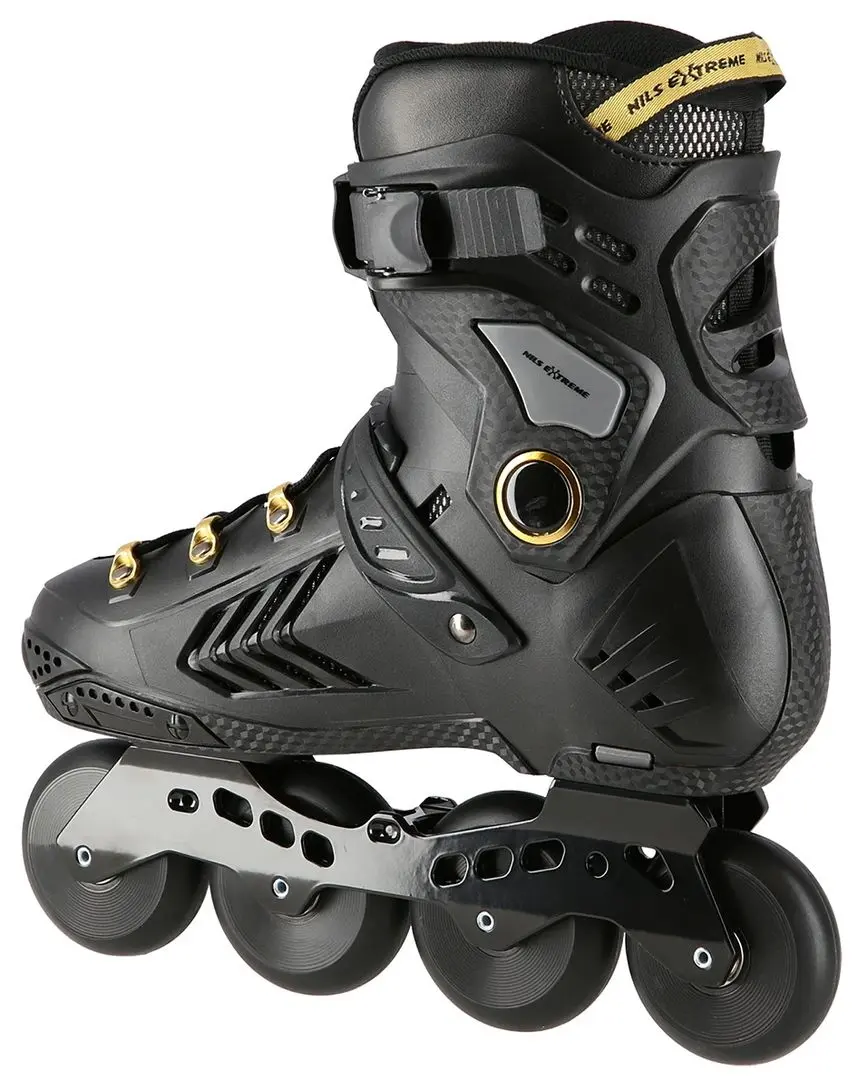 Patine cu rotile Nils Extreme NA20002 42 (Black/Gold) - 4