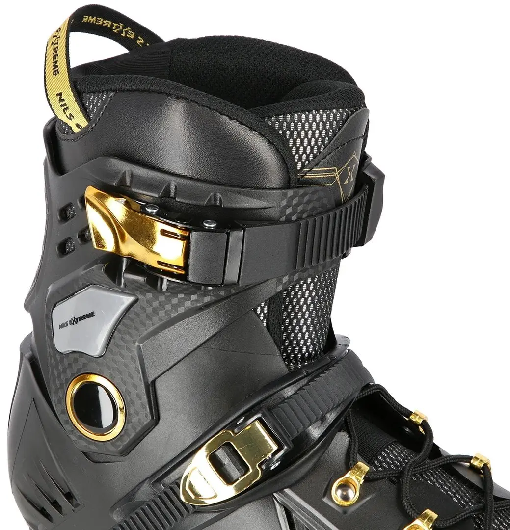Patine cu rotile Nils Extreme NA20002 42 (Black/Gold) - 7