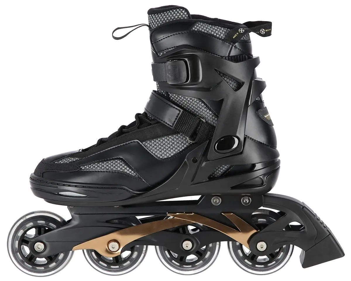 Patine cu rotile Nils Extreme NA2150 42 (Black/Gold) - 3