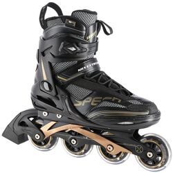 Patine cu rotile Nils Extreme NA2150 42 (Black/Gold)