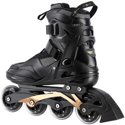 Patine cu rotile Nils Extreme NA2150 44 (Black/Gold) Thumb
