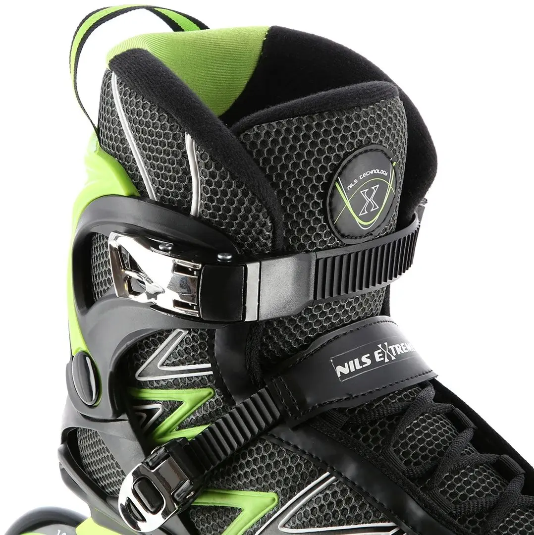 Patine cu rotile Nils Extreme NA8660 44 (Black/Green) - 7