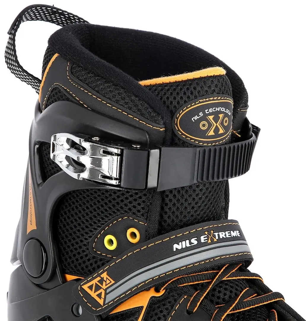 Роликовые коньки Nils Extreme NA9022 38 (Black/Orange) - 7