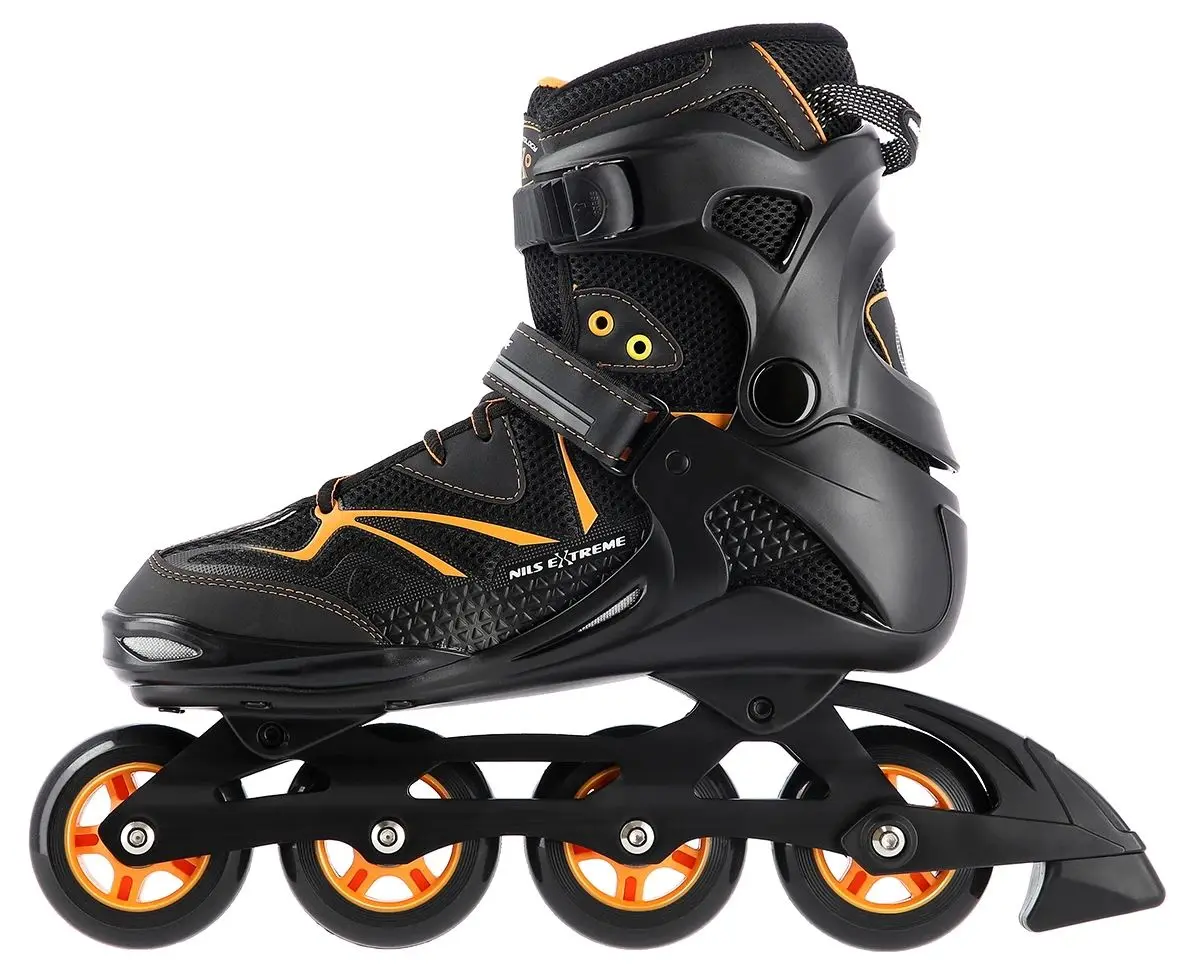 Роликовые коньки Nils Extreme NA9022 40 (Black/Orange) - 3