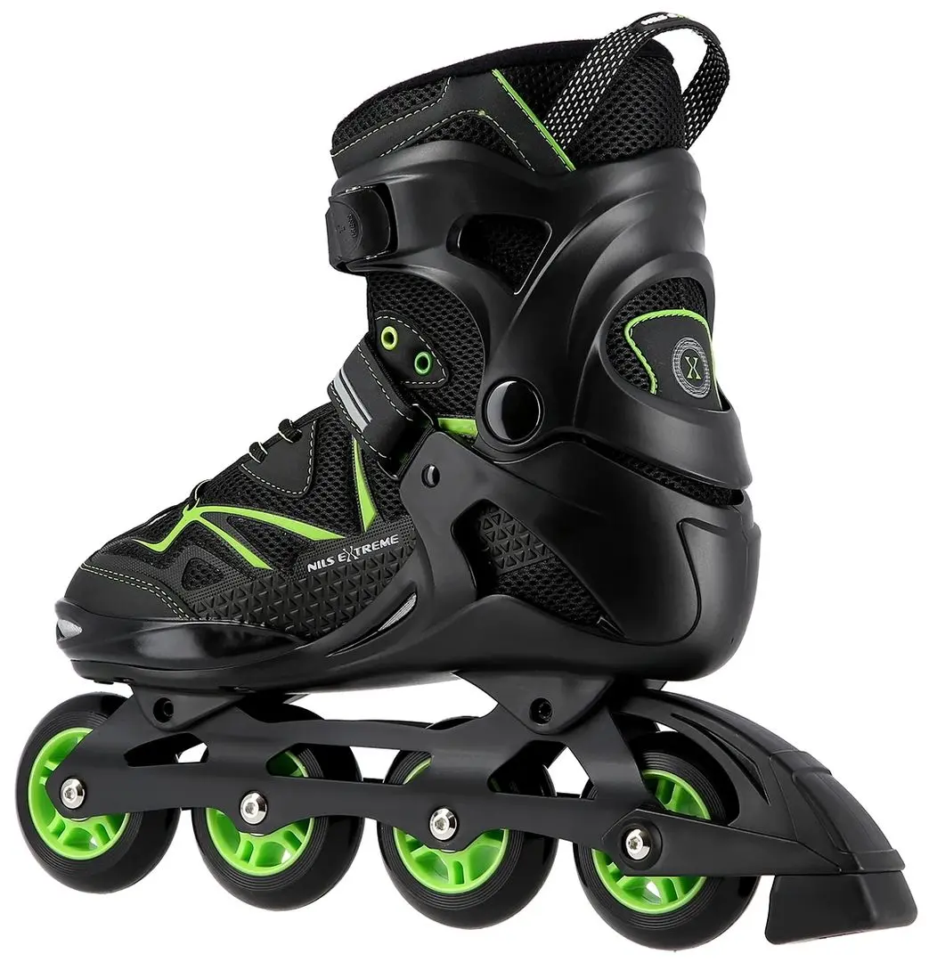 Patine cu rotile Nils Extreme NA9022 42 (Black/Green) - 4
