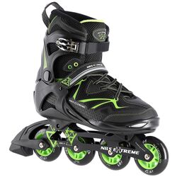 Patine cu rotile Nils Extreme NA9022 43 (Black/Green)