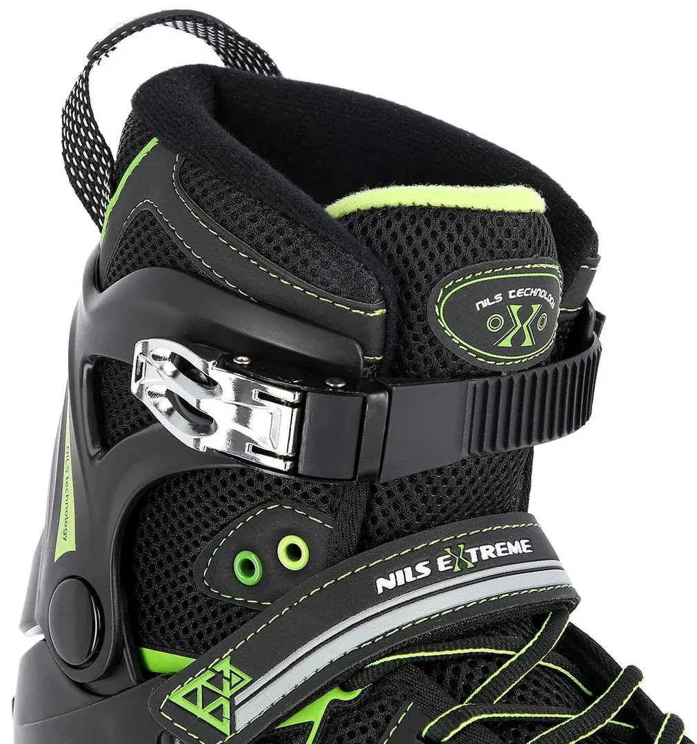 Patine cu rotile Nils Extreme NA9022 43 (Black/Green) - 7