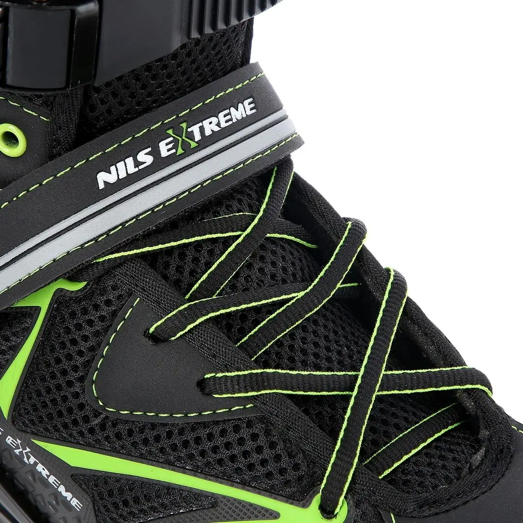 Patine cu rotile Nils Extreme NA9022 44 (Black/Green) - 8