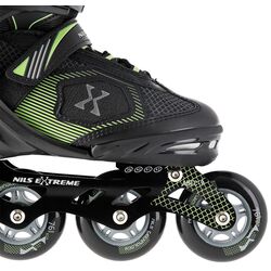 Patine cu rotile Nils Extreme NA9080 35-38 (Black/Green) Thumb