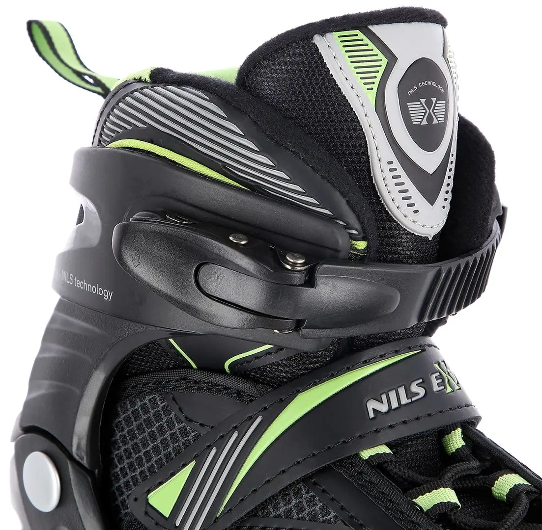 Patine cu rotile Nils Extreme NA9080 35-38 (Black/Green) - 8
